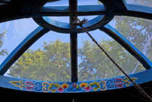 Yurt skylight